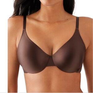 Wacoal Womens Inner Sheen Contour Bra  Brown Size 40D NWT